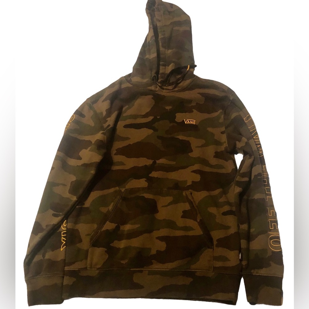 Vans Hoodie (Camo) (Small)